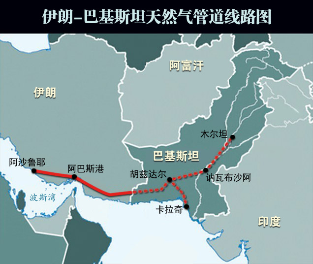 美媒:中国将帮助建设伊朗至巴基斯坦输气管道图片