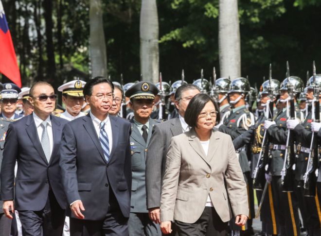 蔡英文参加台黄埔军校校庆说了什么?蓝营绿营